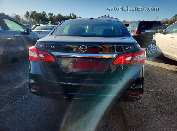 3N1AB7AP4KL602279 2019 NISSAN SENTRA Черный Вид сзади