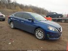 2019 Nissan Sentra Sv Blue vin: 3N1AB7AP4KY300753
