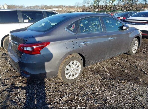 3N1AB7AP4KY362542 2019 NISSAN SENTRA Серый Задняя правая четверть