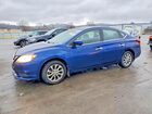 2019 Nissan Sentra Sv Blue vin: 3N1AB7AP4KY422125