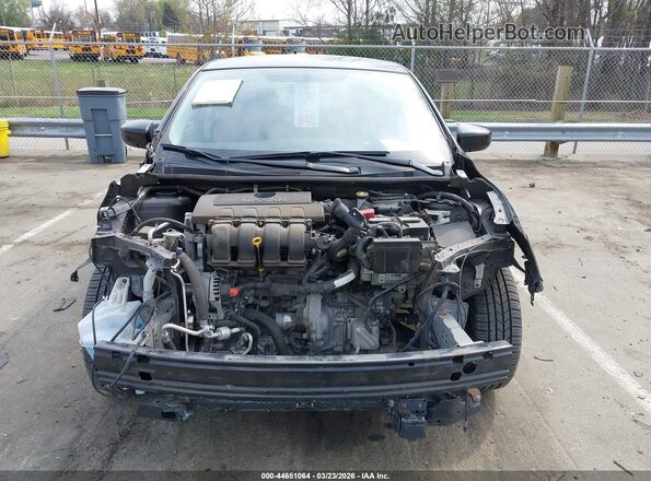 3N1AB7AP4KY445422 2019 NISSAN SENTRA Черный Вид задней части салона