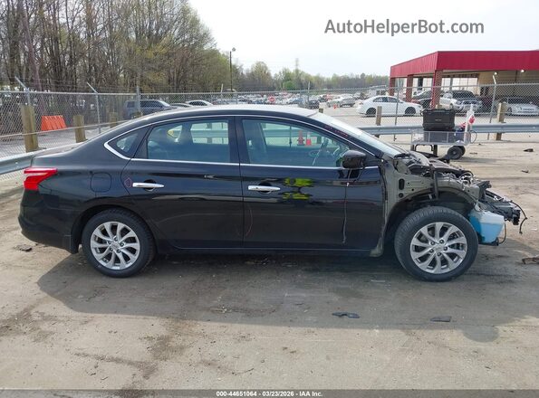 3N1AB7AP4KY445422 2019 NISSAN SENTRA Черный Панорамный вид салона 360°