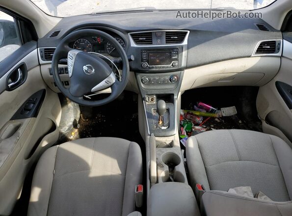 3N1AB7AP5GY321148 2016 NISSAN SENTRA Синий Вид панели приборов