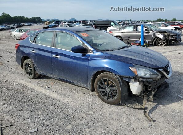 3N1AB7AP5GY321148 2016 NISSAN SENTRA Синий Передняя правая четверть