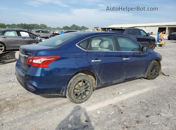 3N1AB7AP5GY321148 2016 NISSAN SENTRA Синий Задняя правая четверть