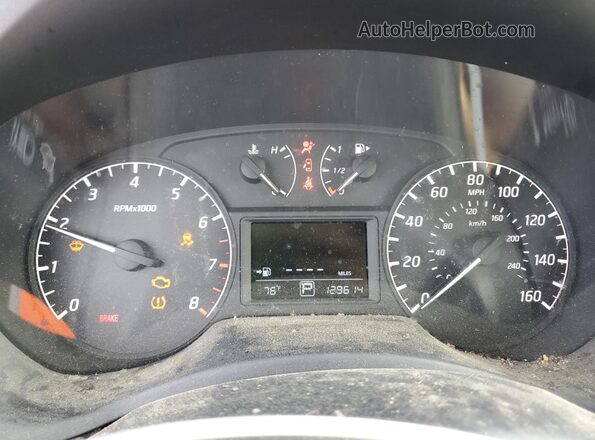 3N1AB7AP5GY321148 2016 NISSAN SENTRA Синий Вид щитка приборов