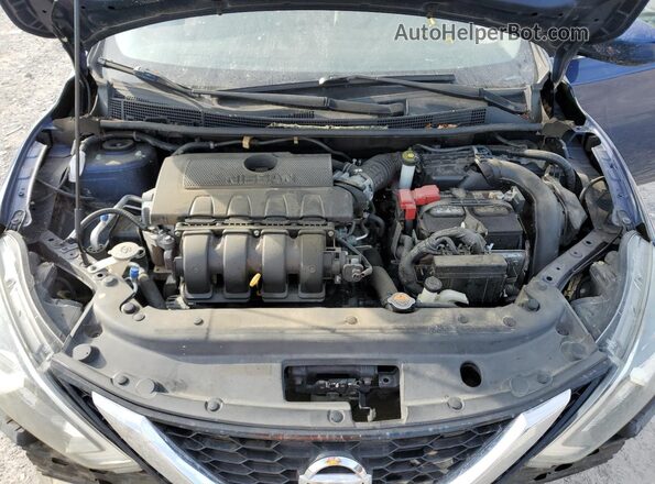 3N1AB7AP5GY321148 2016 NISSAN SENTRA Синий Вид задней части салона