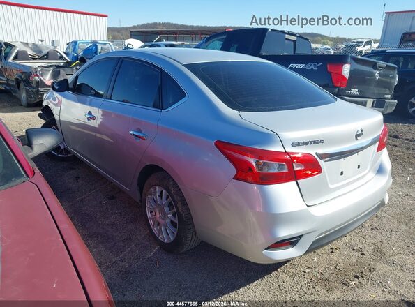 3N1AB7AP5KY262661 2019 NISSAN SENTRA Серебряный Задняя левая четверть