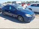 2019 Nissan Sentra S Blue vin: 3N1AB7AP5KY406337