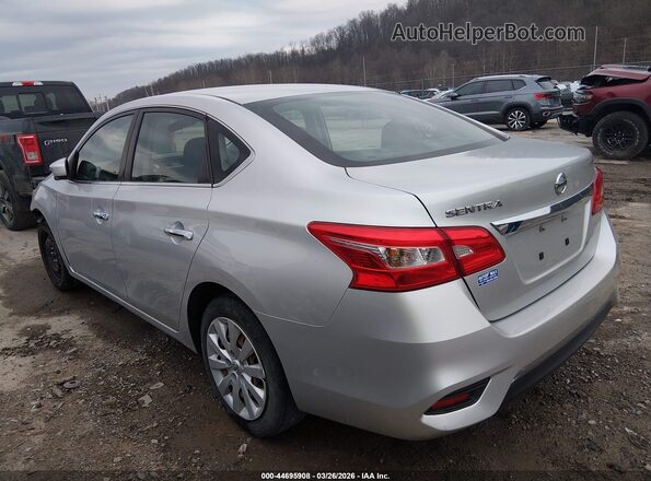 3N1AB7AP6GY239865 2016 NISSAN SENTRA Silver Trasero izquierdo