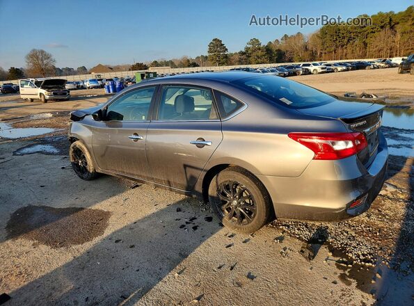 3N1AB7AP6JY236200 2018 NISSAN SENTRA Серый Задняя левая четверть