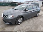 2017 Nissan Sentra Sv Серый vin: 3N1AB7AP7HL644227