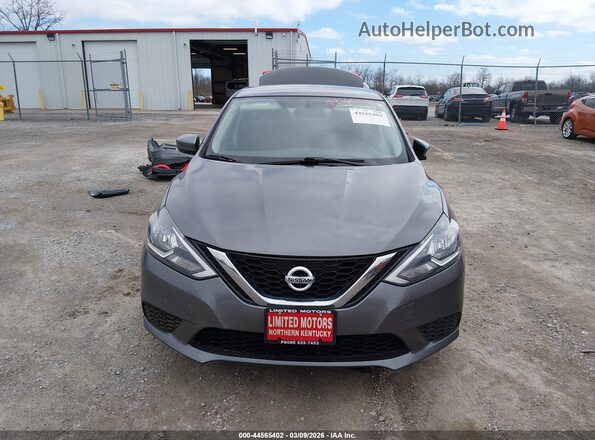 3N1AB7AP7HL644227 2017 NISSAN SENTRA Серый Вид задней части салона