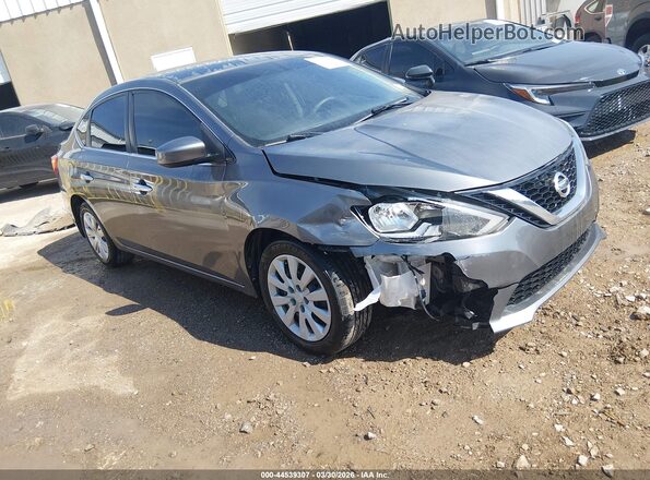 3N1AB7AP7HY368098 2017 NISSAN SENTRA Серый Передняя правая четверть