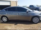 2017 Nissan Sentra Sv Серый vin: 3N1AB7AP7HY368098