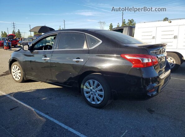 3N1AB7AP8GY262449 2016 NISSAN SENTRA Black Trasero izquierdo