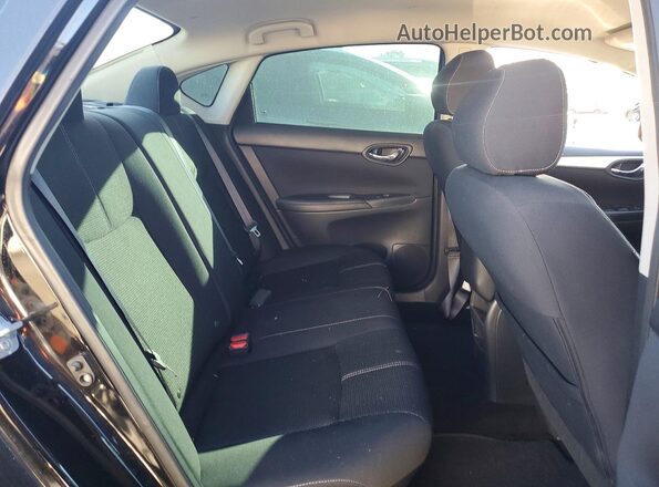 3N1AB7AP8GY262449 2016 NISSAN SENTRA Black Vista de los asientos traseros
