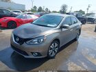 2016 Nissan Sentra Sl Gray vin: 3N1AB7AP8GY332452