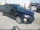 2018 Nissan Sentra Sv Черный vin: 3N1AB7APXJL642218