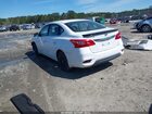 2018 Nissan Sentra S Белый vin: 3N1AB7APXJY329883