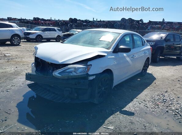 3N1AB7APXJY329883 2018 NISSAN SENTRA Белый Вид спереди