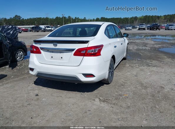 3N1AB7APXJY329883 2018 NISSAN SENTRA Белый Задняя правая четверть