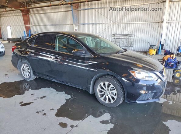 3N1AB7APXKY244754 2019 NISSAN SENTRA Black Передня права чверть