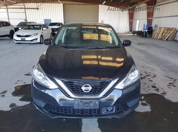3N1AB7APXKY244754 2019 NISSAN SENTRA Black Вид спереду