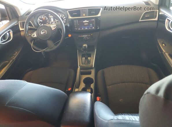 3N1AB7APXKY244754 2019 NISSAN SENTRA Black Вид панелі приладів