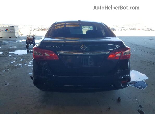 3N1AB7APXKY244754 2019 NISSAN SENTRA Black Вид ззаду