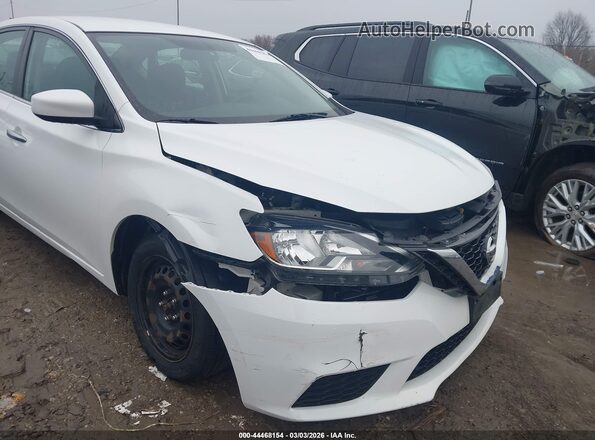 3N1AB7APXKY266933 2019 NISSAN SENTRA White Front view