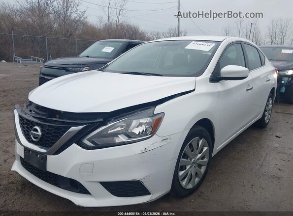 3N1AB7APXKY266933 2019 NISSAN SENTRA White Front left