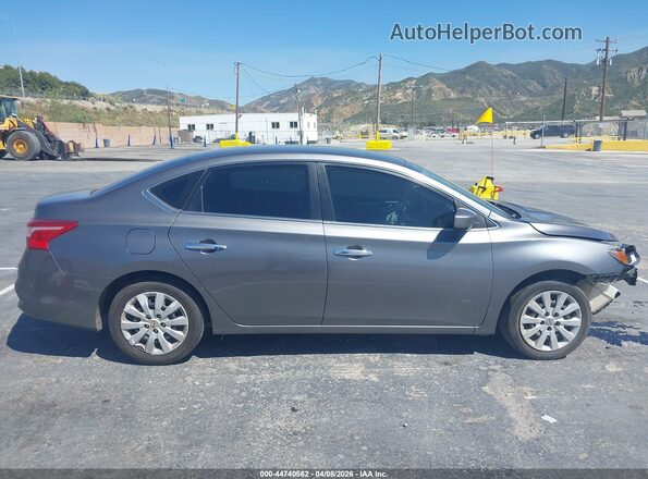 3N1AB7APXKY269282 2019 NISSAN SENTRA Gray Սալոնի հետևի տեսք