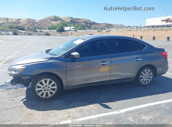 3N1AB7APXKY269282 2019 NISSAN SENTRA Gray Սալոնի 360 աստիճան տեսք
