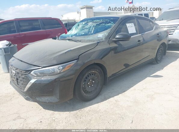 3N1AB8BV0SY326530 2025 NISSAN SENTRA Черный Передняя левая четверть
