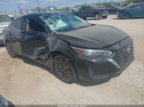 3N1AB8BV0SY326530 2025 NISSAN SENTRA Черный Передняя правая четверть