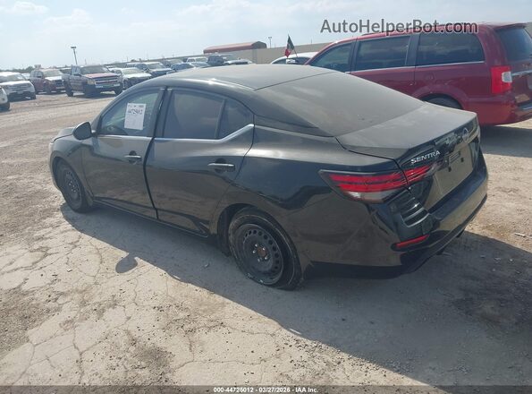 3N1AB8BV0SY326530 2025 NISSAN SENTRA Черный Задняя левая четверть
