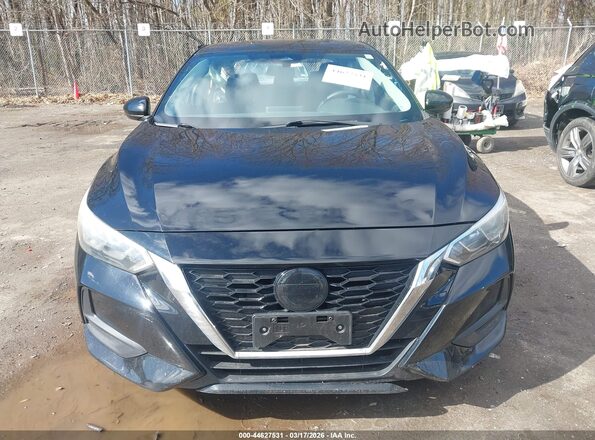 3N1AB8BV2MY209180 2021 NISSAN SENTRA Черный Вид щитка приборов
