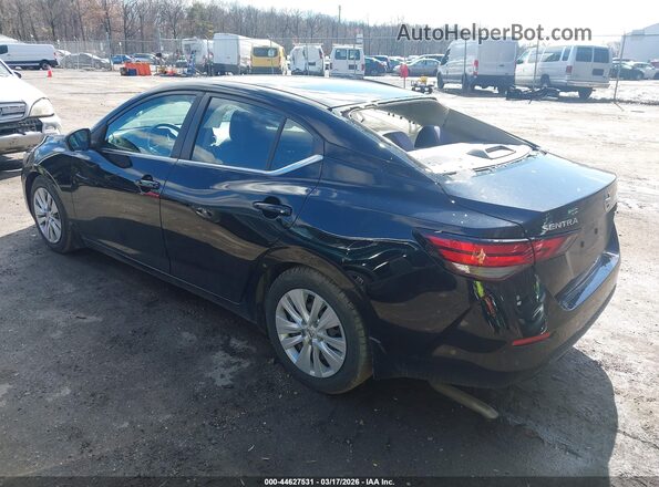 3N1AB8BV2MY209180 2021 NISSAN SENTRA Черный Задняя левая четверть