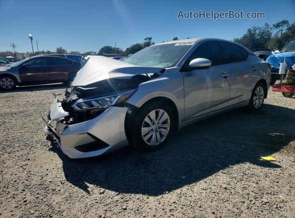 3N1AB8BV4PY298531 2023 NISSAN SENTRA Silver Առջևի ձախ երեք քառորդ տեսարան