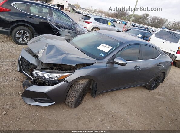 3N1AB8BV6MY249147 2021 NISSAN SENTRA Серый Панорамный вид салона 360°