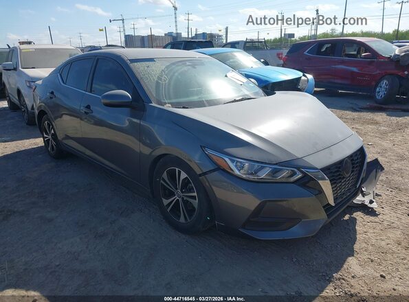 3N1AB8CV2PY261640 2023 NISSAN SENTRA Gray Delantero derecho
