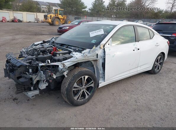 3N1AB8CV2PY277630 2023 NISSAN SENTRA White Vista tres cuartos delantera izquierda