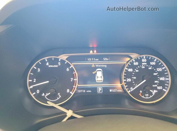3N1AB8CV2SY287972 2025 NISSAN SENTRA White Вид щитка приладів