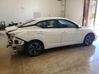 2025 Nissan Sentra Sv White vin: 3N1AB8CV2SY287972 Damage: Right Tail Light, Broken, Replacement Required