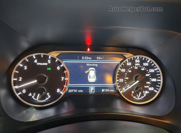 3N1AB8CV4SY306814 2025 NISSAN SENTRA Бордовый Вид щитка приборов