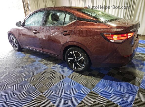 3N1AB8CV4SY306814 2025 NISSAN SENTRA Бордовый Задняя левая четверть