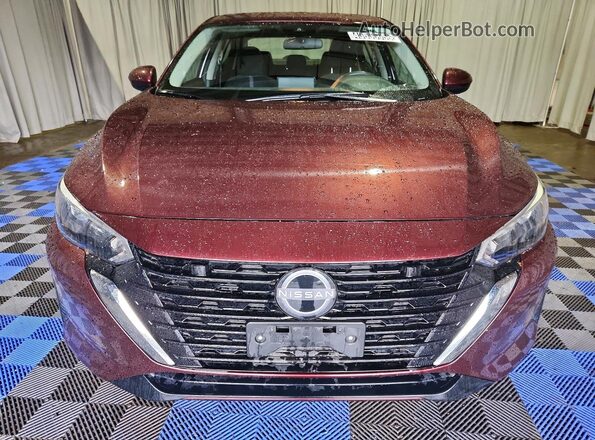 3N1AB8CV4SY306814 2025 NISSAN SENTRA Бордовый Вид спереди