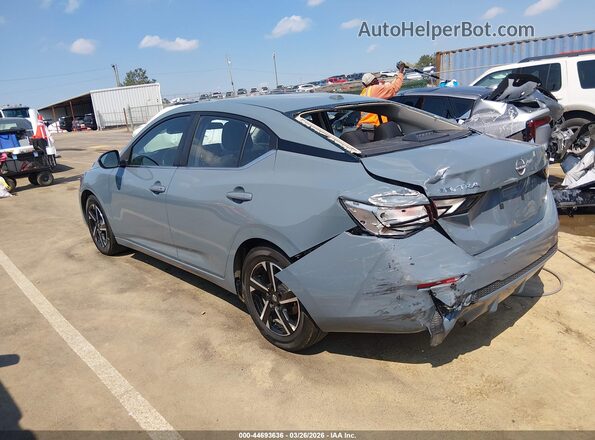 3N1AB8CV5RY367034 2024 NISSAN SENTRA Бирюзовый Задняя левая четверть