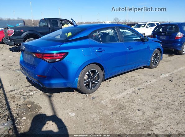 3N1AB8CV6RY326167 2024 NISSAN SENTRA Синий Задняя правая четверть